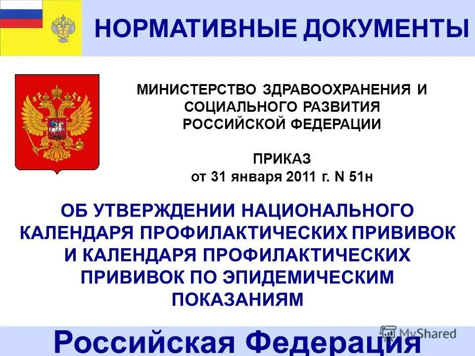 Система нормативных документов в здравоохранении