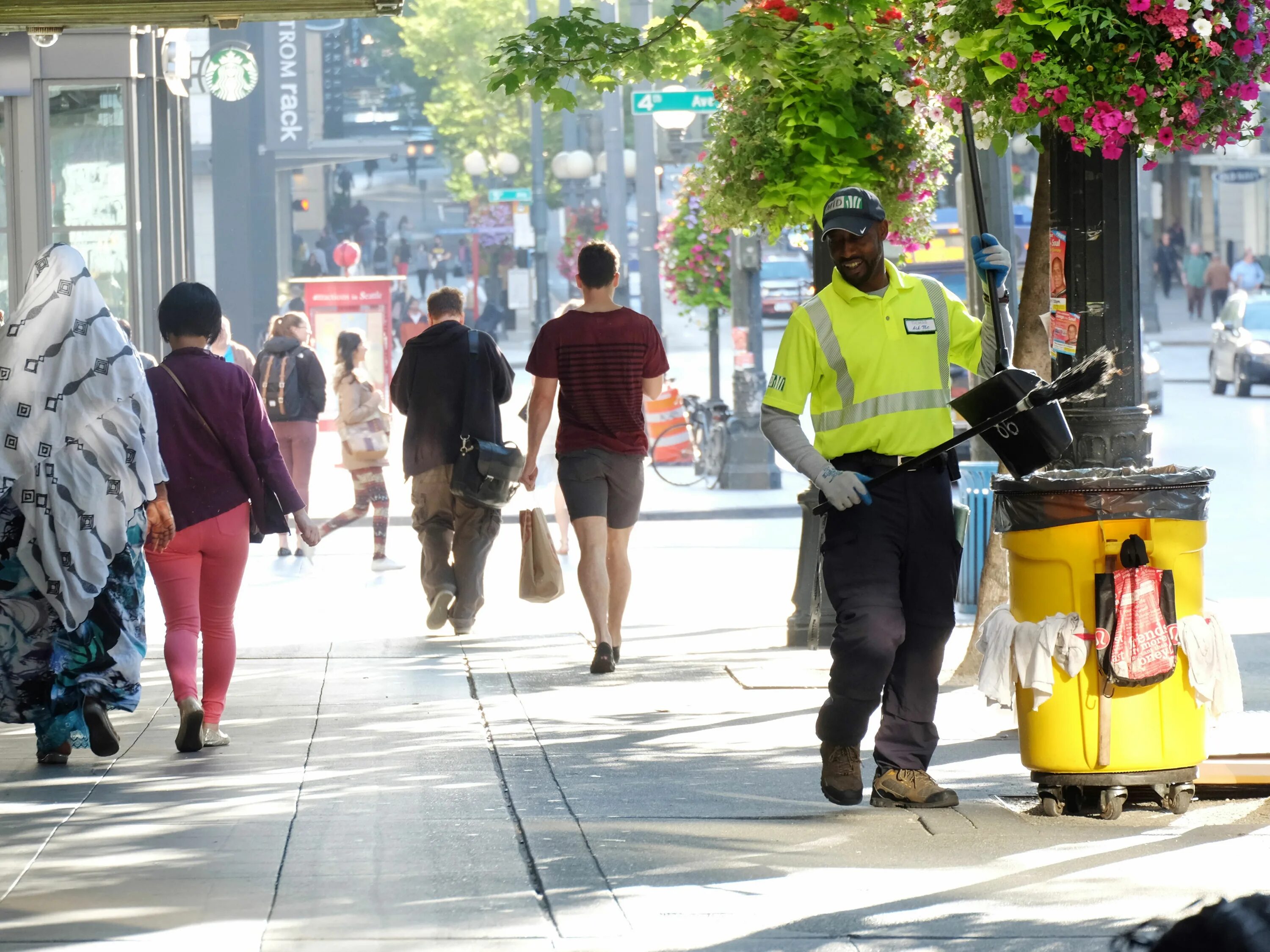 Public area. Cleaning public areas.