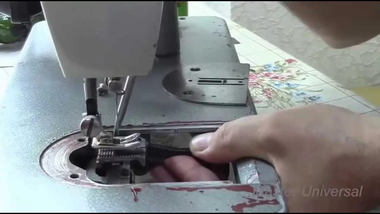 Как установить машину на стежку