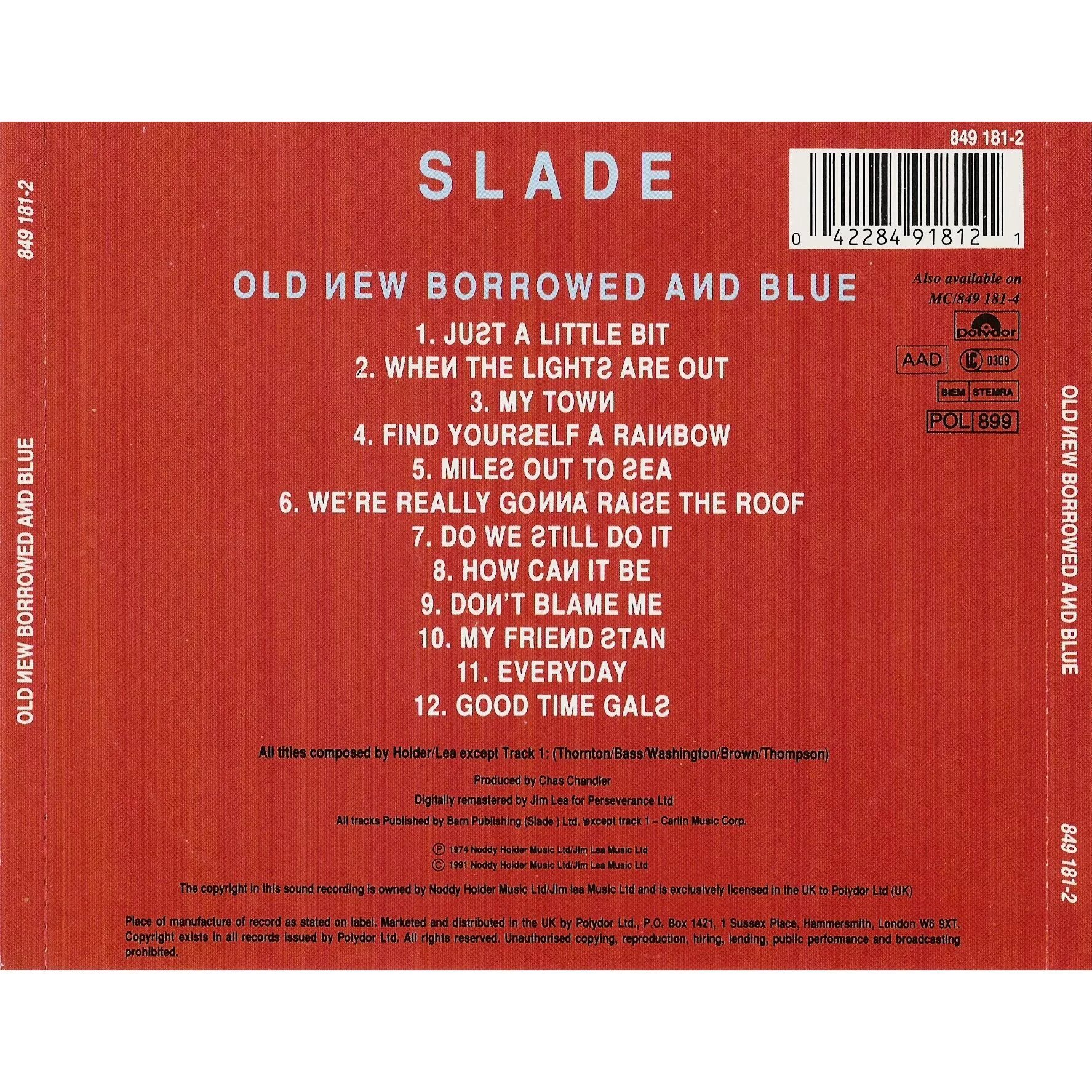 Old new borrowed. Old New Borrowed and Blue Slade. Slade 1974. Slade old New Borrowed and Blue обложка. Slade old New Borrowed and Blue LP.
