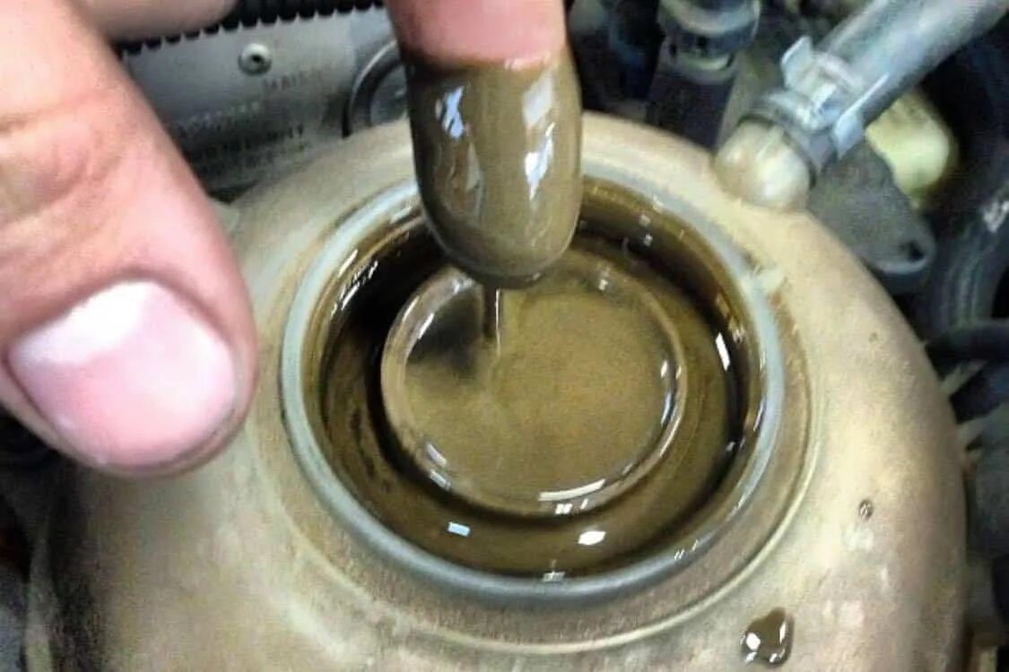 Газы идут в масло