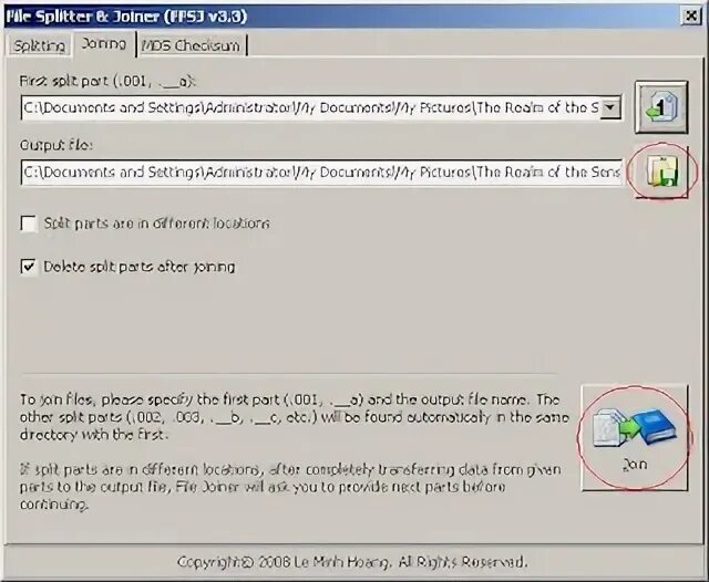 Output file. Output file