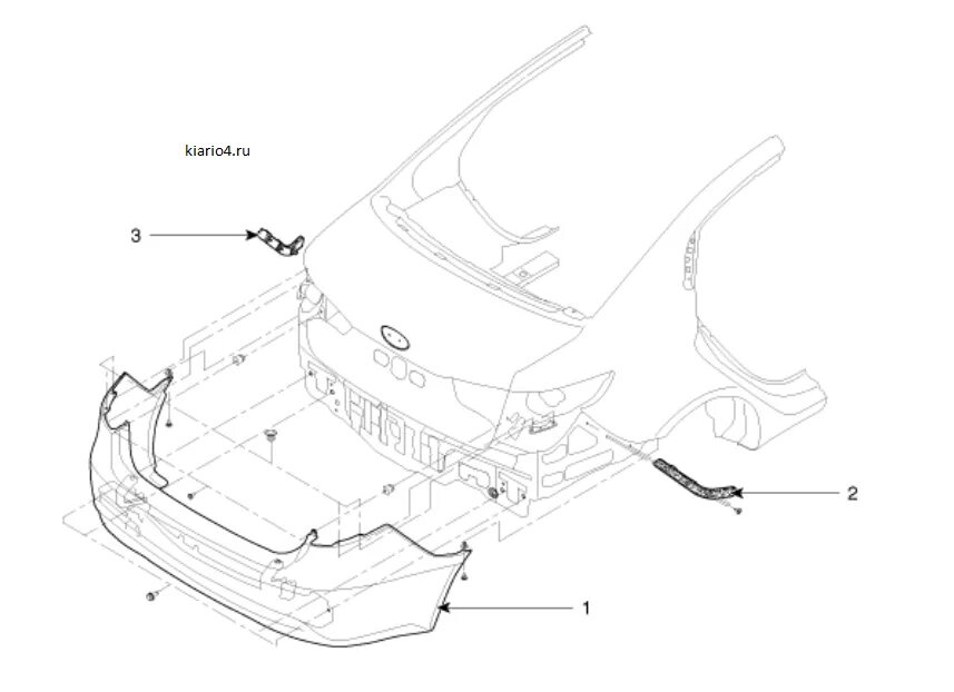 Снятие бампера киа рио 3. Снятие переднего бампера Киа Рио 3. Схема заднего бампера Киа Рио 4. Крепление заднего бампера Киа Рио 2. Снятия заднего бампера кия Рио 3.