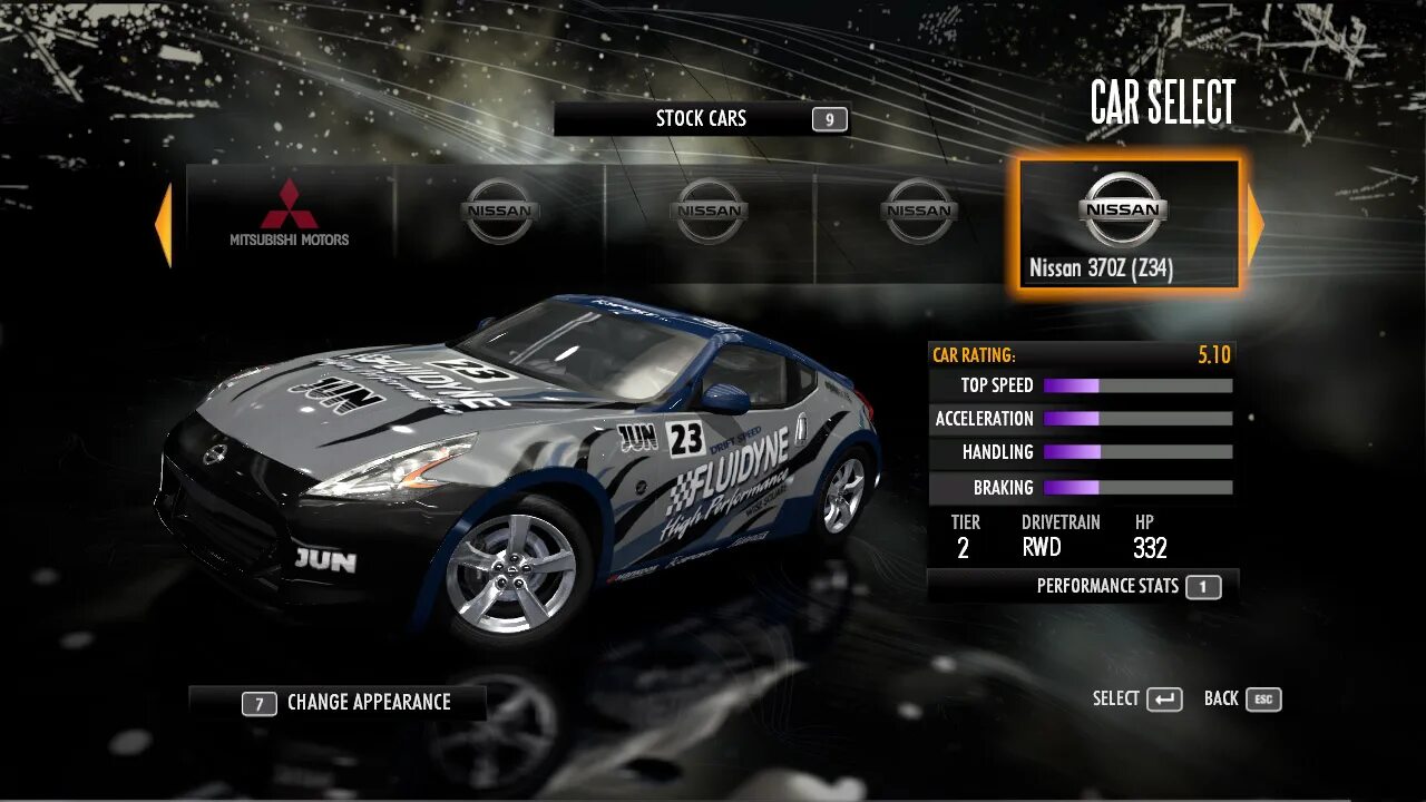 Брейк тест в nfs. Need for Speed: Shift машины. Need for Speed Unbound машины. NFS Shift меню. NFS Shift машины список.