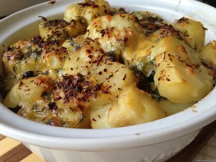 Картошка с молоком запеченная в духовке