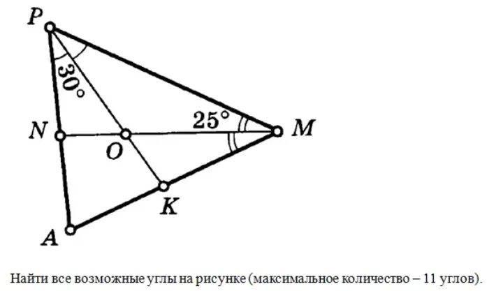 Найдите угол с на рисунке 51