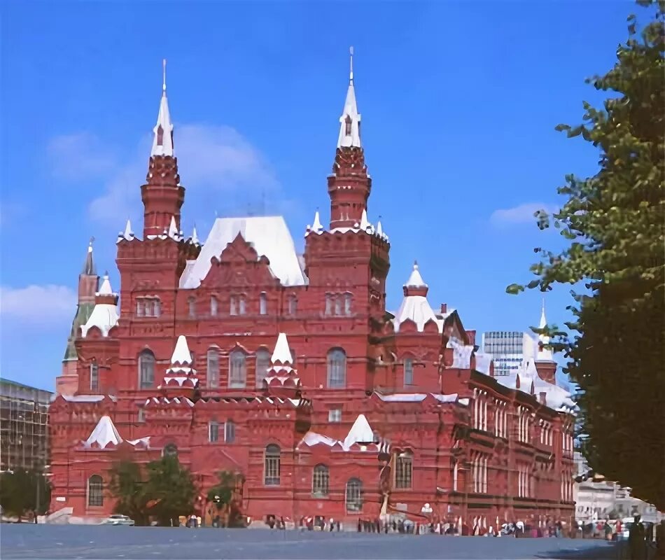 А. Шервуд). Здание университета на красной площади. Музей революции в москве на красной площади. А а семенов исторический музей в москве.