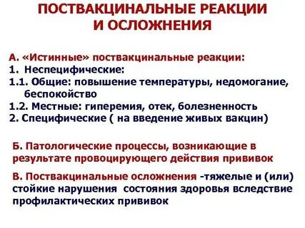 Последствия после температуры
