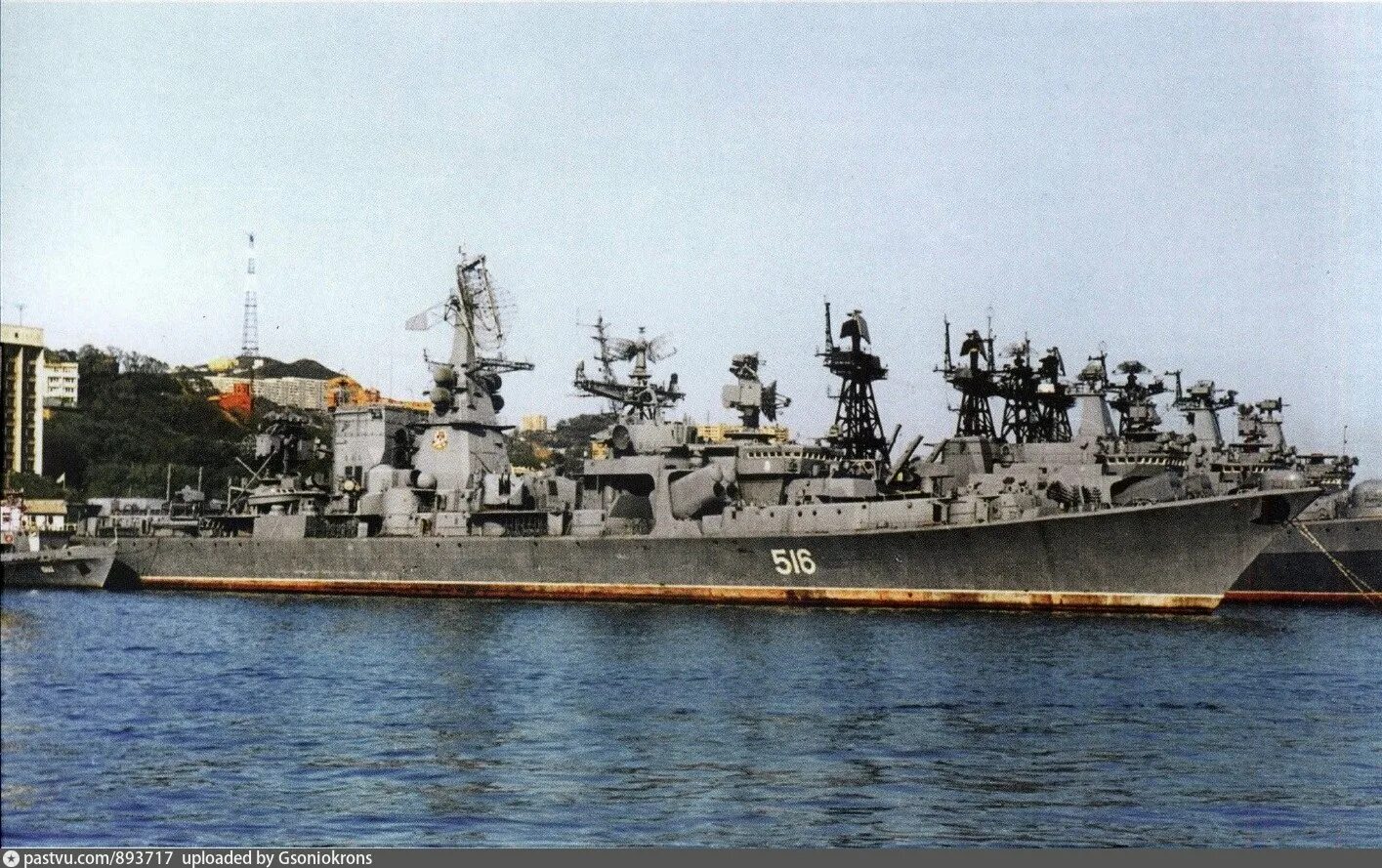 Бпк ташкент противолодочный корабль фото и судьба Файл:Ship 1134B Tashkent 573 1985  Global wiki.