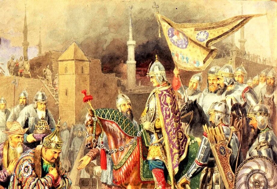 Поход царевича. 2 Октября 1552 года взятие Казани. Взятие Казанского ханства Иваном грозным.