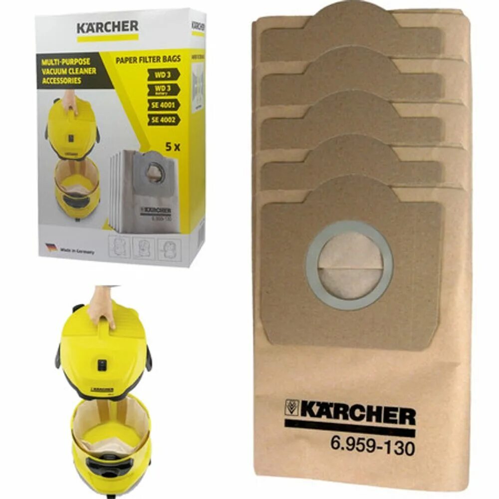 Мешки для керхер wd. Пылесос Karcher с мешками 6.959-130. 6.959-130.0 Бумажные мешки для пылесоса Karcher. Мешки Керхер WD 3. Мешки для пылесоса Керхер 6.959-130.