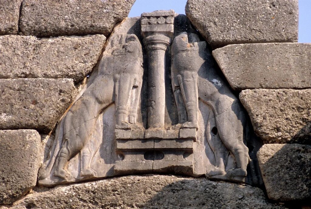 До н. Э. 14 в. Циклопическая кладка микены. Э.