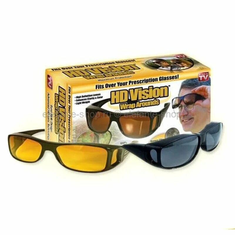 Night vision 2. Очки ночного видения HD Vision Glasses 2 в1. Очки для водителей HD Vision Wraparounds 2 шт.. Антибликовые очки HD Vision Wraparounds. Антибликовые очки для водителей HD Vision Night.