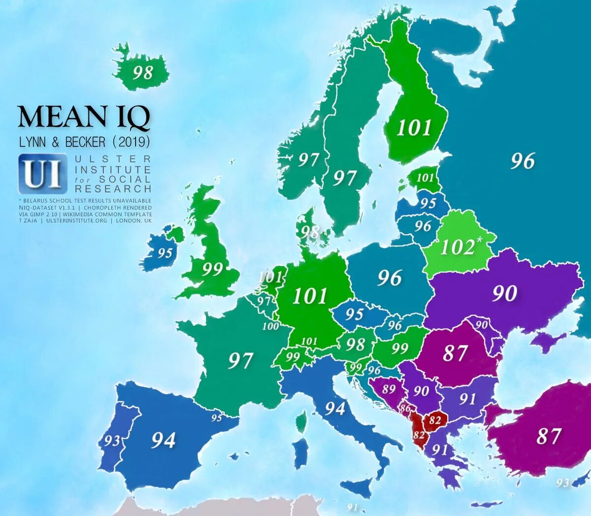 Карта IQ Европы. Уровень IQ В Европе. Карта уровня IQ. Средний IQ на карте.