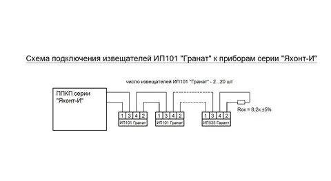 Схема подключения тепловых датчиков