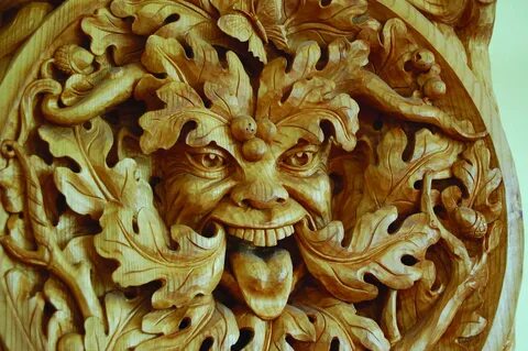Carved wood