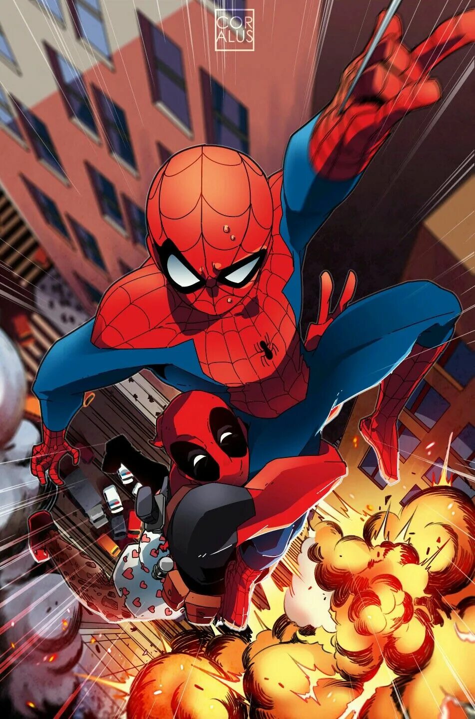 Spideypool. Дэдпул и человек паук. Spider man and Deadpool. Дэдпул x человек паук. Комикс Spider-man/Deadpool.