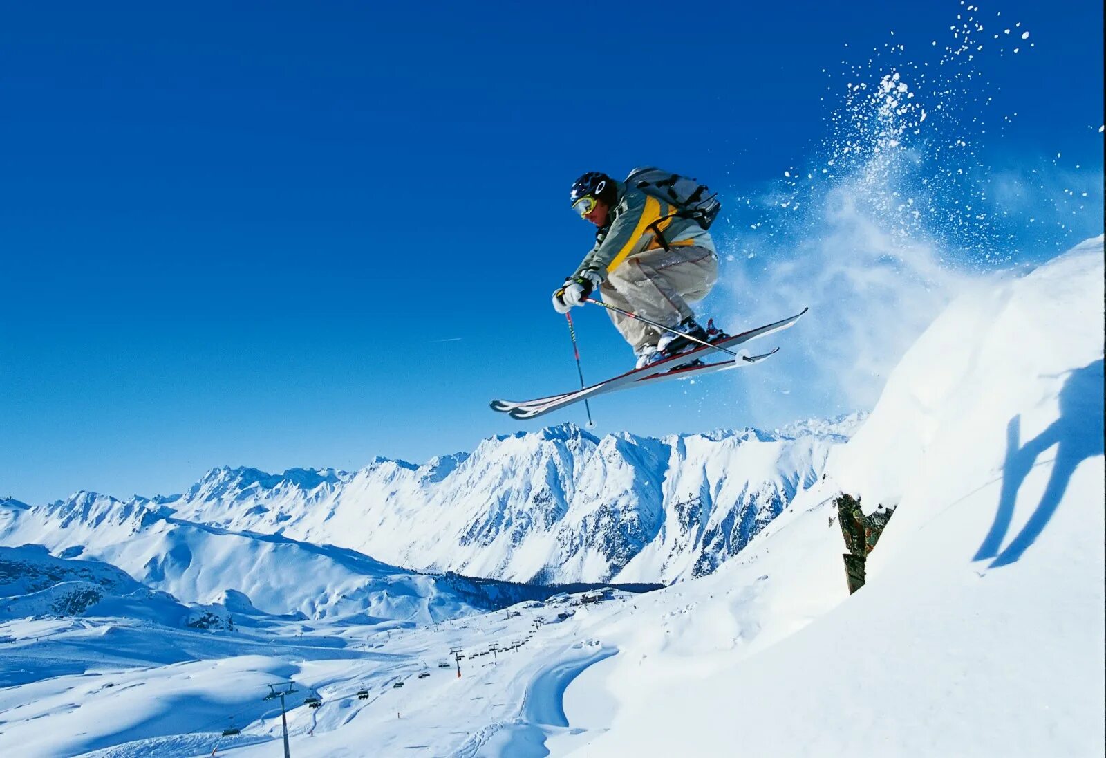 Alps ski skiing