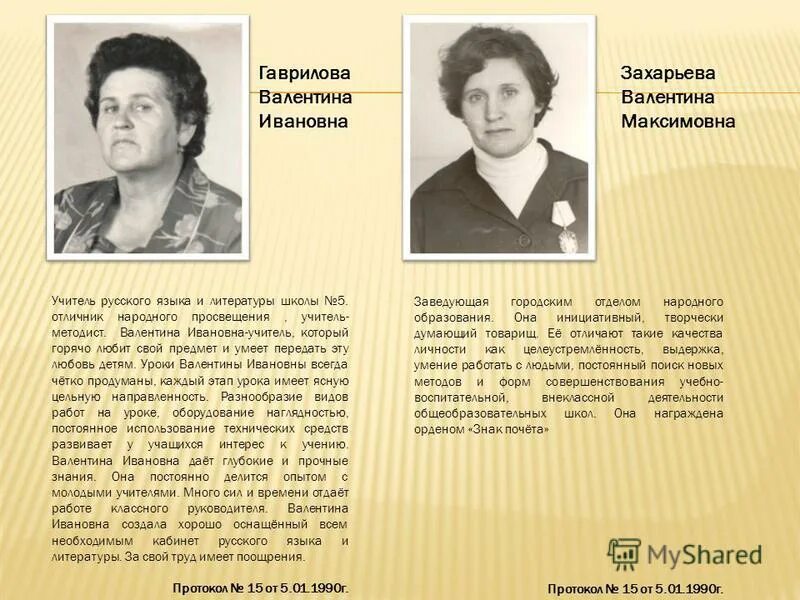 Группа учителей русского языка и литературы