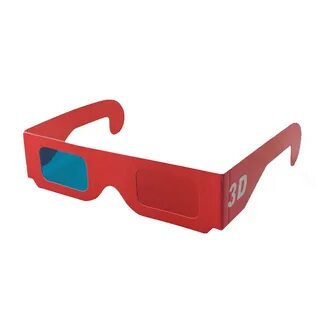 3d очки красный