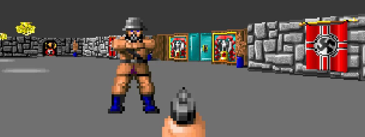 Gangs wars pixel shooter. Вольфенштайн пиксельный. Иконка Wolfenstein 3d. Бласковия вольфенштайн пиксельный. Wolfenstein 3d мобы.