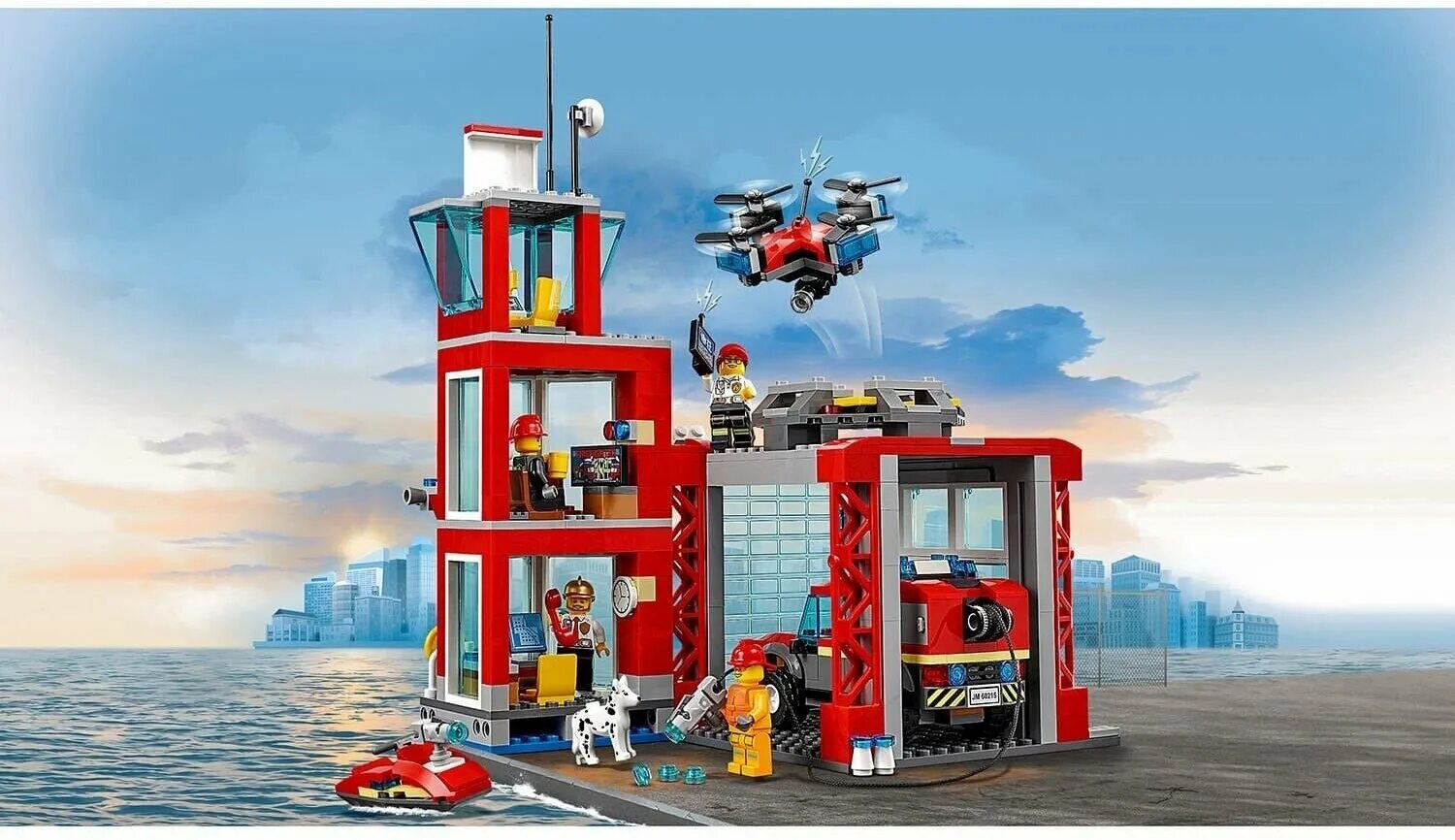 Сити пожарная. Конструктор LEGO City 60215 пожарное депо. Лего пожарное депо 60215. Лего Сити пожарное депо 60215. LEGO City Fire пожарное депо 60215.