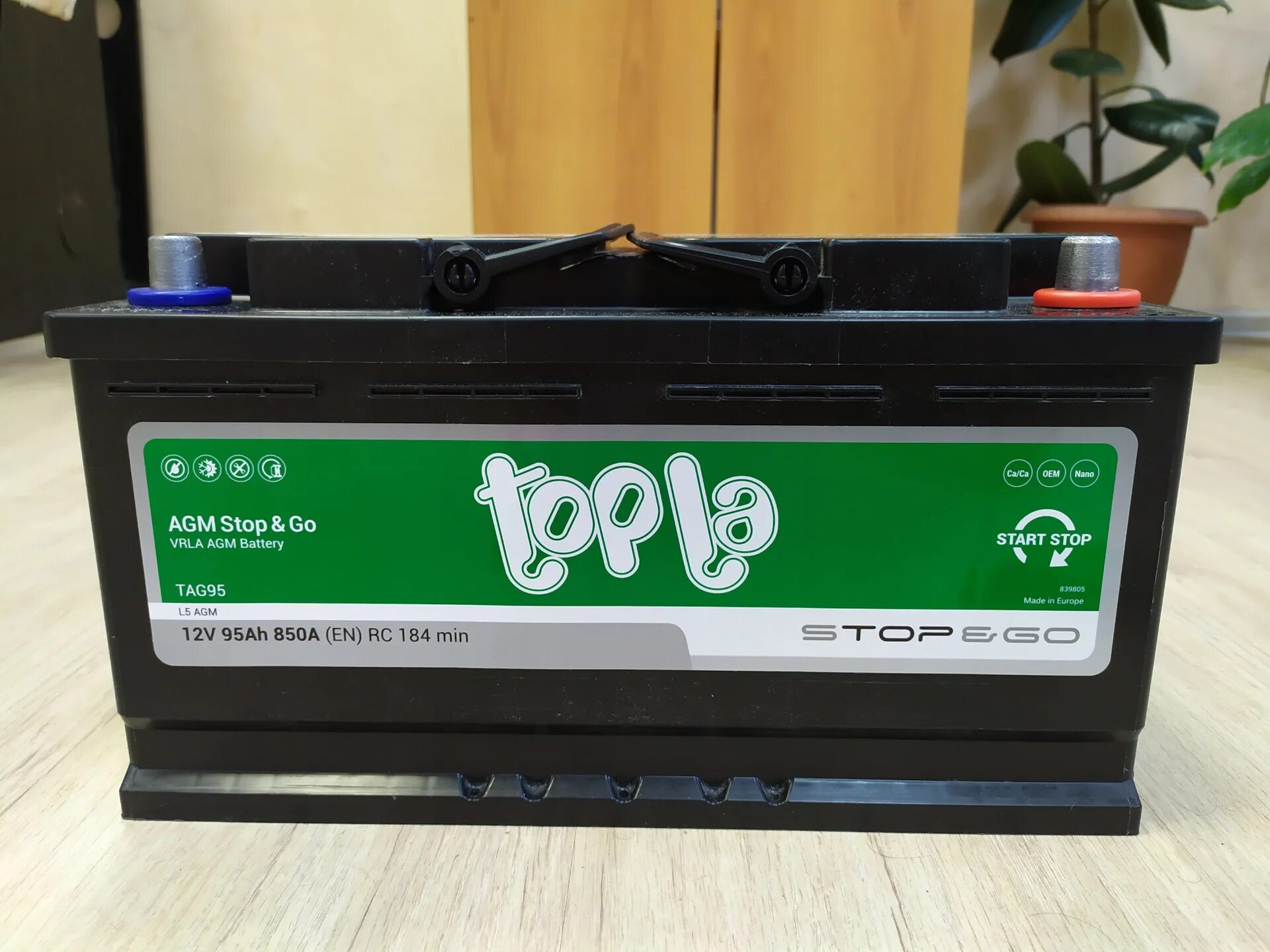 Battery отзывы. Аккумулятор topla AGM stop&go 114070. Аккумулятор topla AGM 95. Topla AGM stop&go. Topla AGM stop&go l5 95 а/ч.