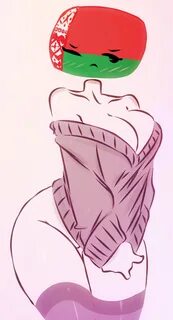1girls belarus (countryhumans) belarusian flag big breasts blush blushing b...