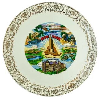 Тарелки с городами