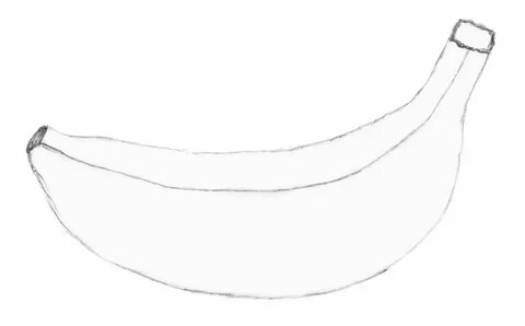 Как нарисовать Банан поэтапно