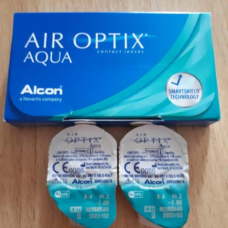 Air optix aqua купить