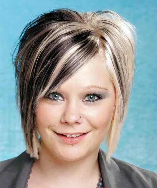 Perruque courte droite coupe de cheveux avec coupe de cheveux Bob Short bob hair