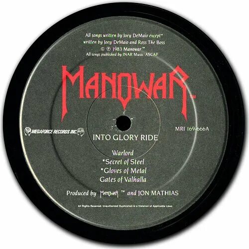 Manowar flac. Manowar обложка into glory ride. обложка винила manowar – into glory ride. наклейка manowar. manowar - 1983 - into glory ride (lp usa 1st press).