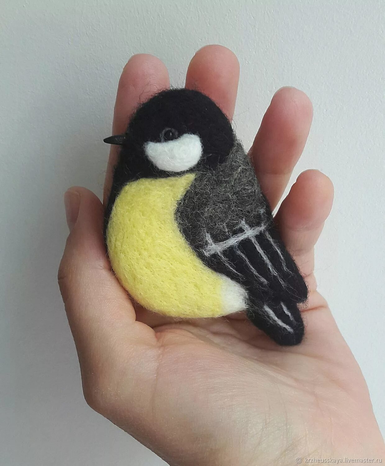 Синица из фетра. Синица из фетра. Синица поделка. Сухое валяние птицы. Как сделать синичку своими руками.