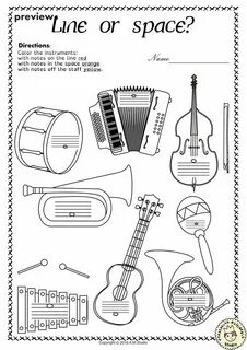 Instruments worksheet