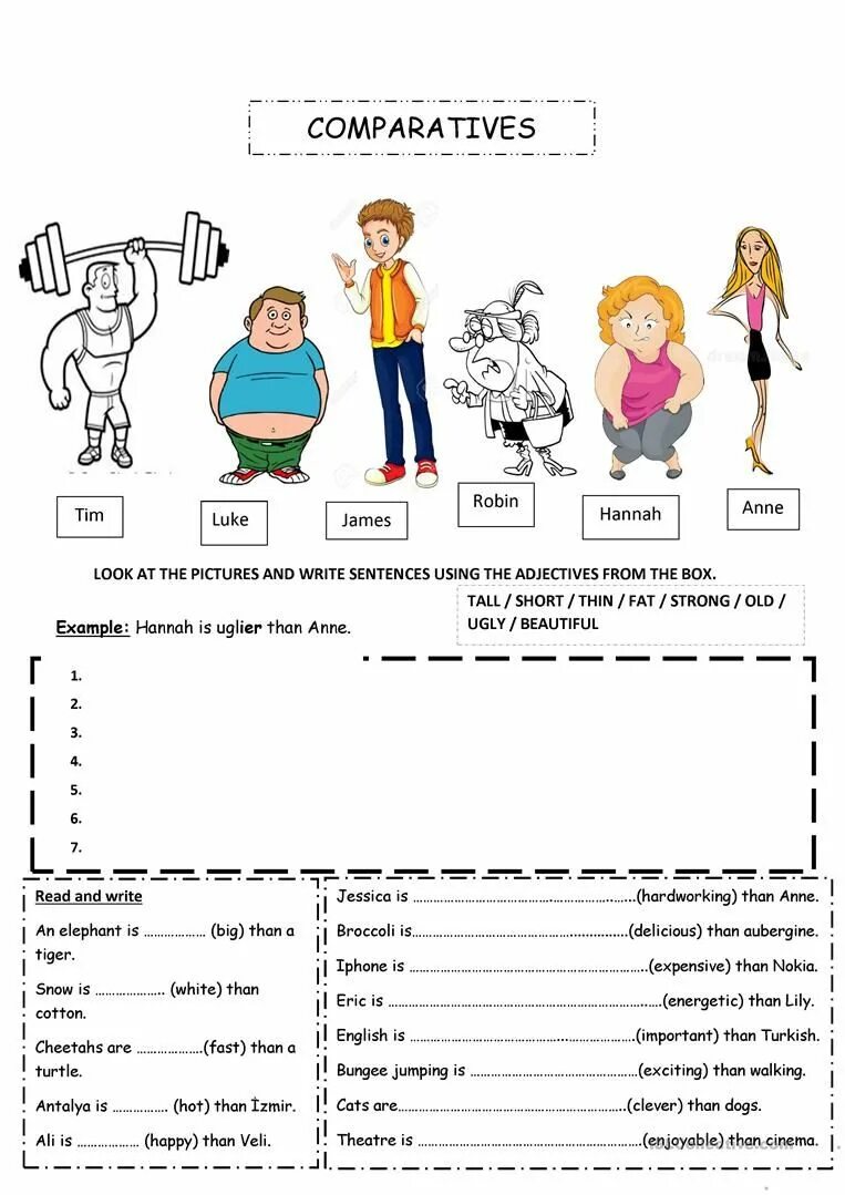 Comparatives Worksheets. Comparative adjectives задания. Comparative adjectives for Kids. ESL degrees of Comparison. Comparative задания