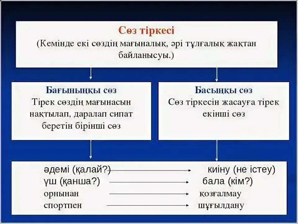 Тірек сөздерді пайдаланып сипаттау мәтінін жаз