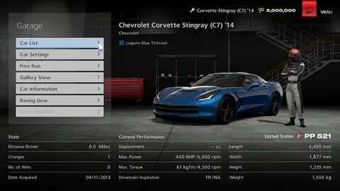 Car setup