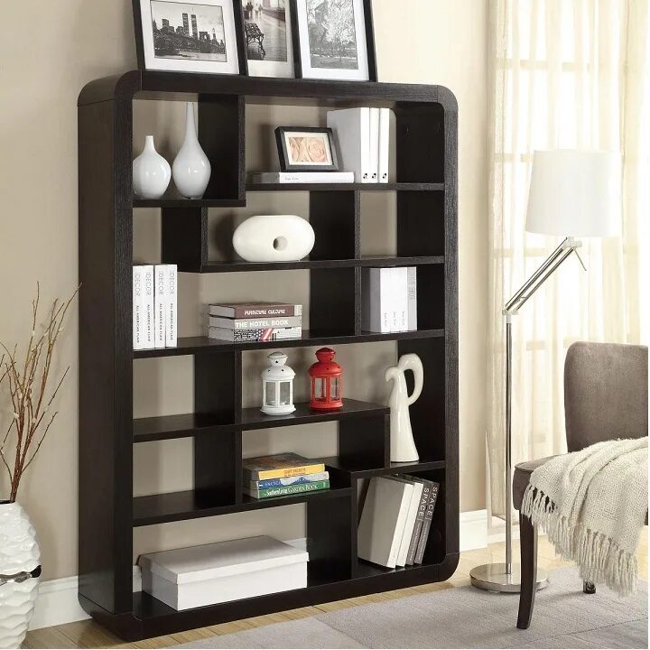 стеллажи с полками фото. стеллаж для зонирования комнаты. стеллаж книжный. напольные полки и стеллажи для комнаты. стеллаж matt groen 472099.