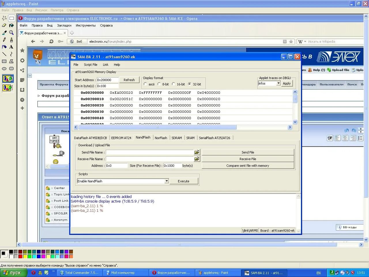 Atmel at91sam7x512 Programming copy. Бит форум