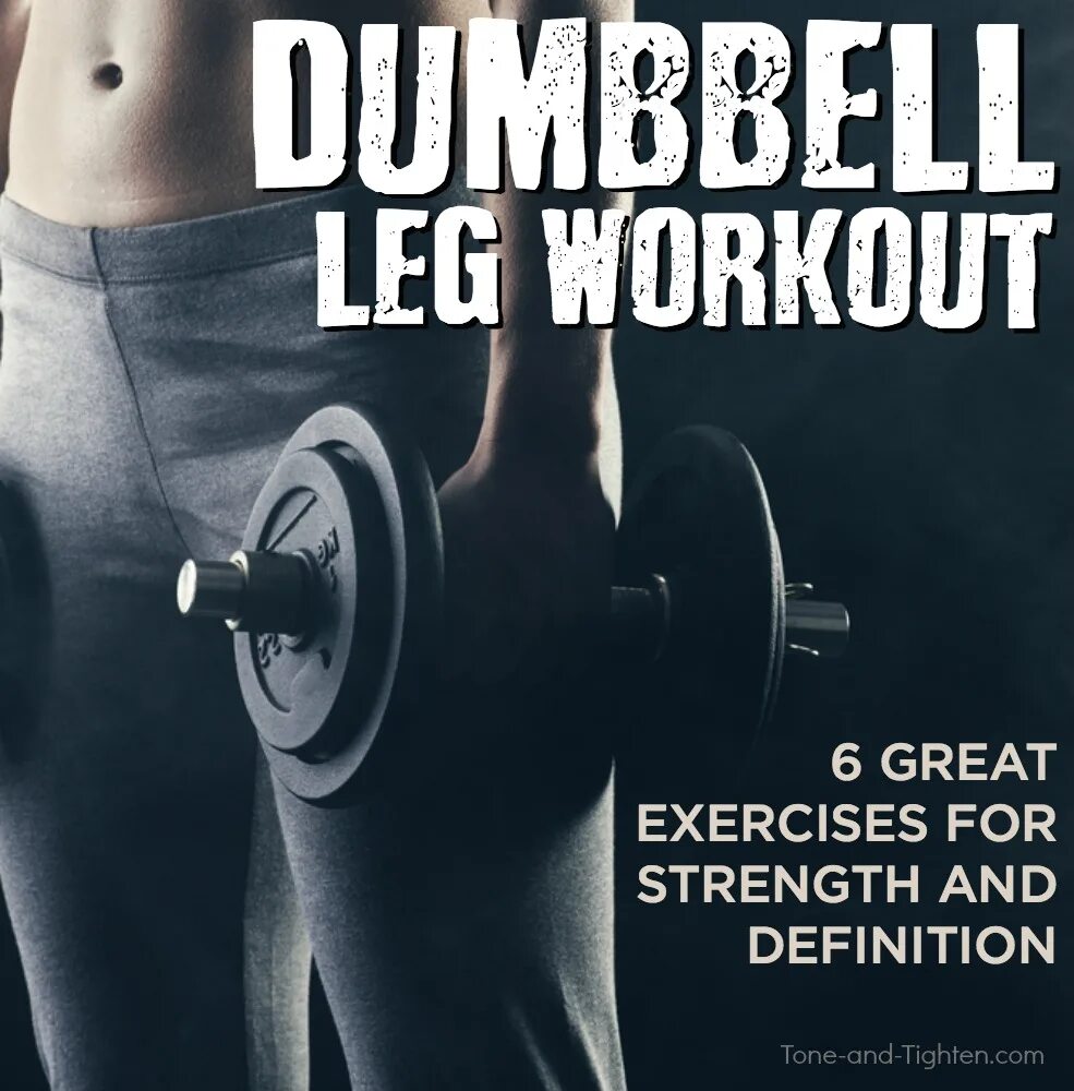 Exercise is great. Dumbbell Legs Workout. Leg Workout with Dumbbells. Workout for Legs. Leg exercises with Dumbbells.