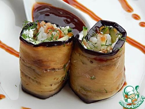 Баклажаны в рисовой муке