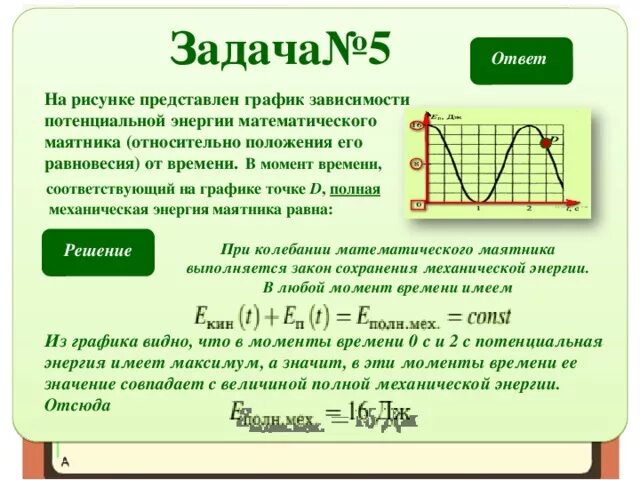 Механическая энергия график. Потенциальная энергия маятника на графике. График полной энергии пружинного маятника. График потенциальной энергии от времени. График кинетической энергии маятника.