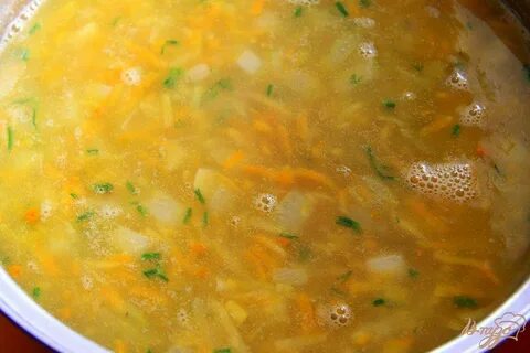 Гороховый суп с капустой