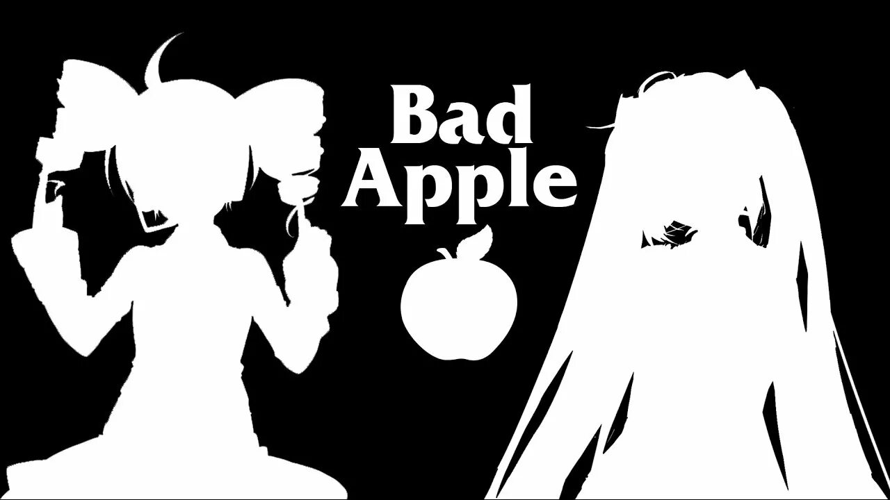Bad Apple. Мику Bad Apple. Bad Apple персонажи. Bad apple на русском