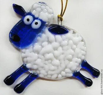 Елочная игрушка барашек