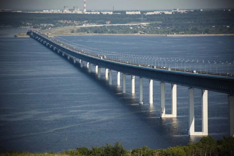 Какой мост длиннее через волгу