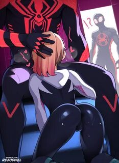 spider-gwen, gwen stacy, spider-man, and spider-man (marvel and 3 more) dra...