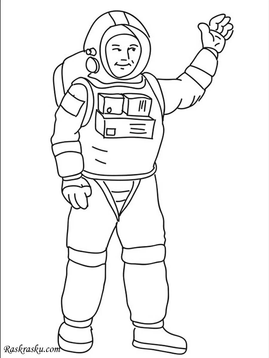 Космонавт раскраска для детей. Раскраска космонавт в скафандре. Космонавт раскраска для малышей. Космонавт для раскрашивания для детей. Скафандр раскраска