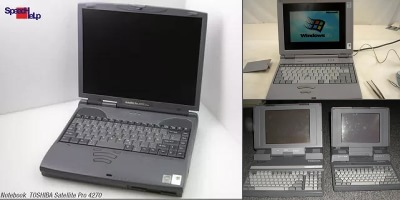старый ноутбук toshiba
